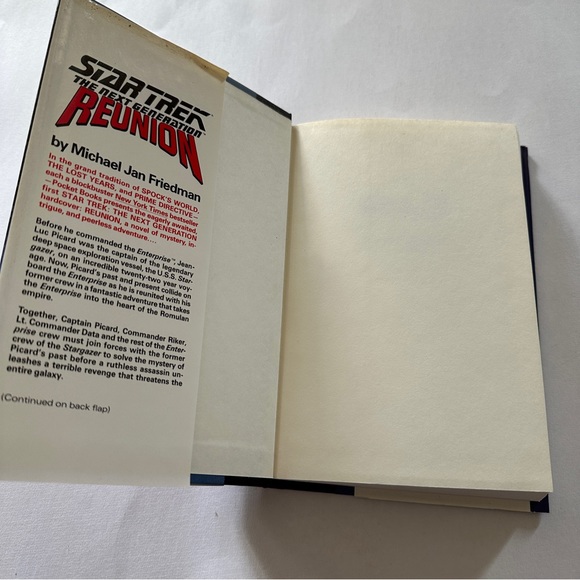 Book: 1991 - Reunion (Star Trek: The Next Generation)-Michael Jan Friedman - Picture 4 of 6